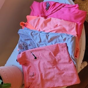 4 Athletic Tops *Nike, Reebok, New Balance, Hot Chilis* XS and Small